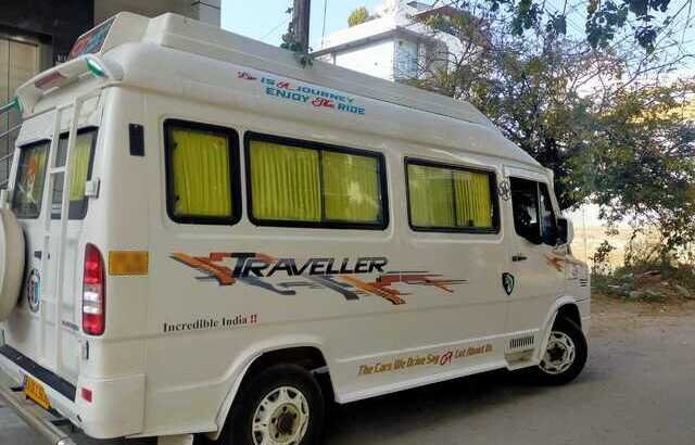 best tempo traveller in hyderabad